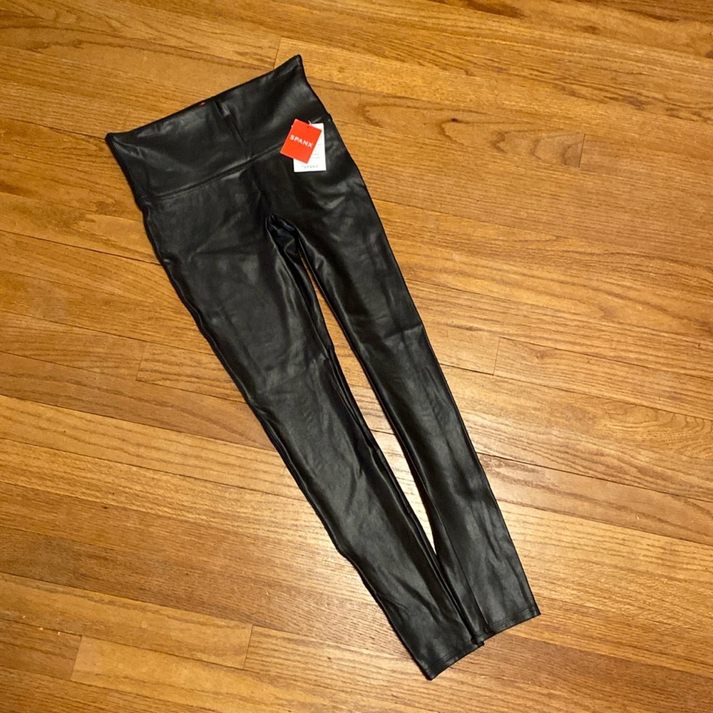 Spanx faux leather leggings
